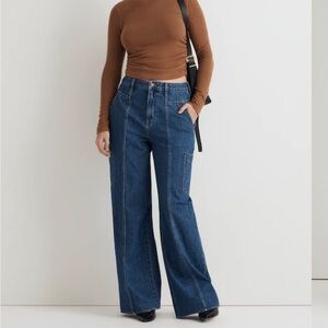 Madewell Curvy Baggy Straight Cargo Jeans